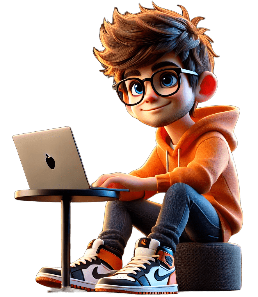 Developer with laptop